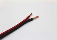 China 24 AWG-de Kabel sluit de Transparante PE van de Koperspreker Isolatie van pvc luidspreker aan bedrijf